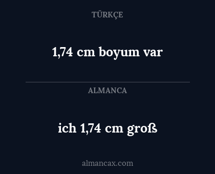 1,74 cm boyum var - ich 1,74 cm groß