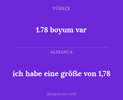 ich habe eine größe von 1,78 - 1.78 boyum var