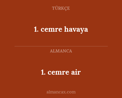 1. cemre air - 1. cemre havaya