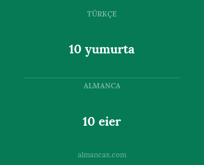 10 eier - 10 yumurta
