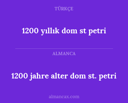 1200 yıllık dom st petri - 1200 jahre alter dom st. petri