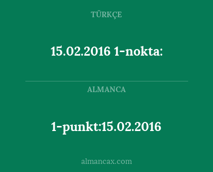 1-punkt:15.02.2016 - 15.02.2016 1-nokta: