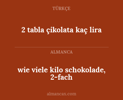2 tabla çikolata kaç lira - wie viele kilo schokolade, 2-fach