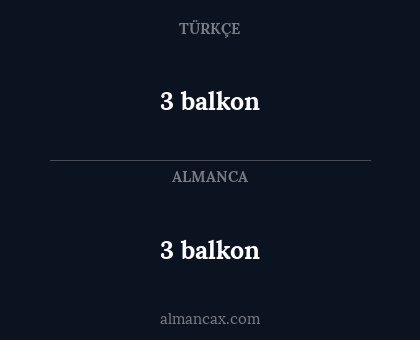 3 balkon - 3 balkon