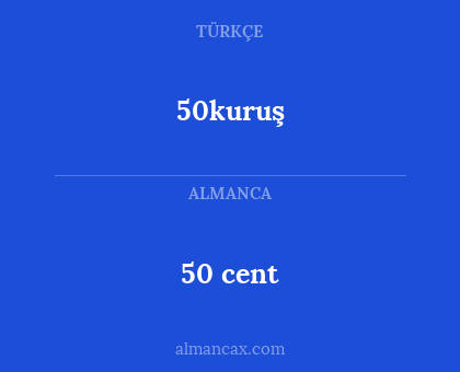50kuruş - 50 cent