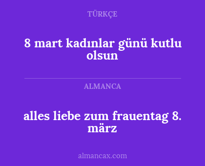 alles liebe zum frauentag
8. märz - 8 mart kadınlar günü kutlu olsun
