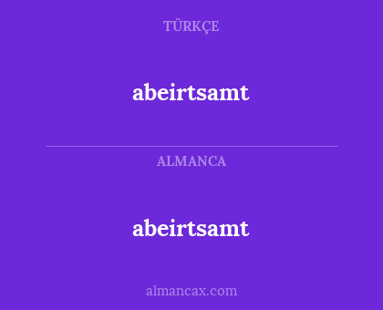 abeirtsamt - abeirtsamt