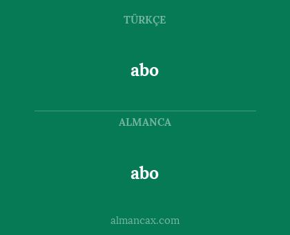 abo - abo