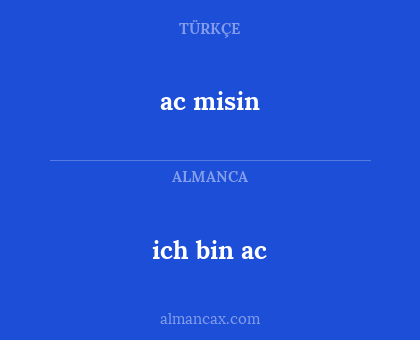 ich bin ac - ac misin