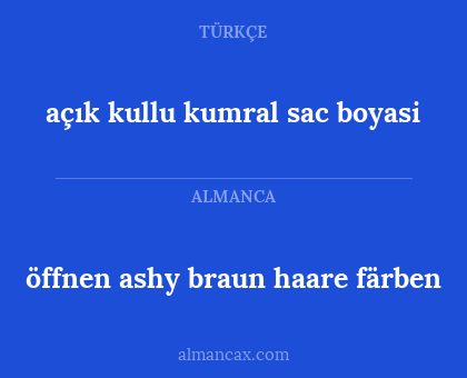 öffnen ashy braun haare färben - açık kullu kumral sac boyasi