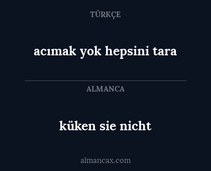 küken sie nicht - acımak yok hepsini tara
