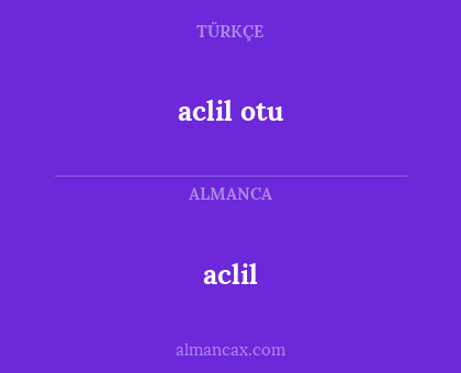 aclil - aclil otu