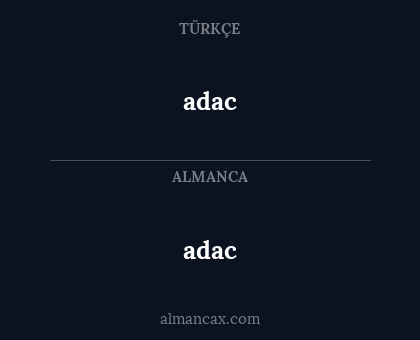 adac - adac