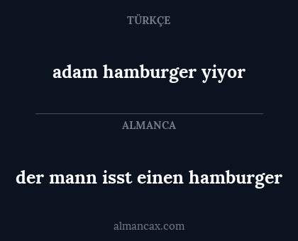 der mann isst einen hamburger - adam hamburger yiyor
