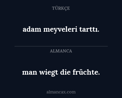 adam meyveleri tarttı. - man wiegt die früchte.