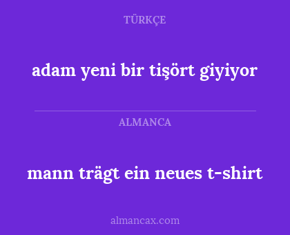 mann trägt ein neues t-shirt - adam yeni bir tişört giyiyor