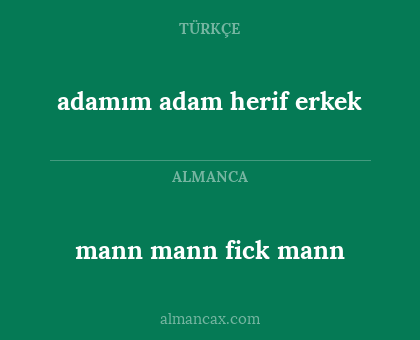 mann mann fick mann - adamım adam herif erkek