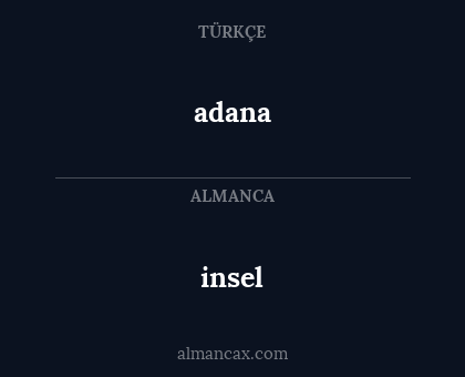 adana - insel
