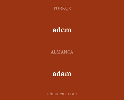 adem - adam