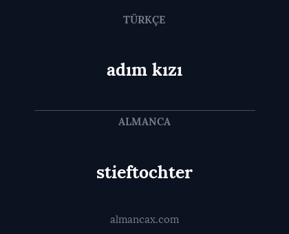 adım kızı - stieftochter