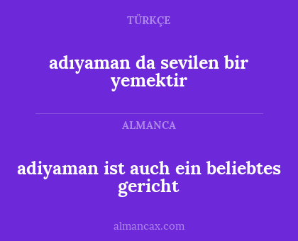 adıyaman da sevilen bir yemektir - adiyaman ist auch ein beliebtes gericht