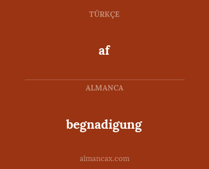 af - begnadigung
