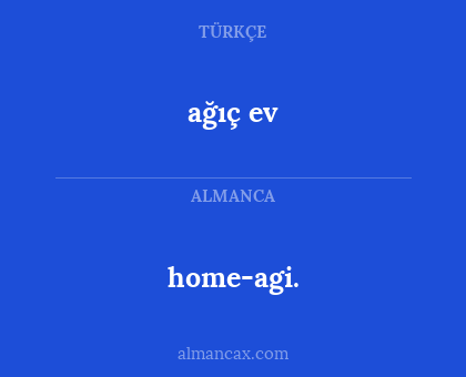 home-agi. - ağıç ev