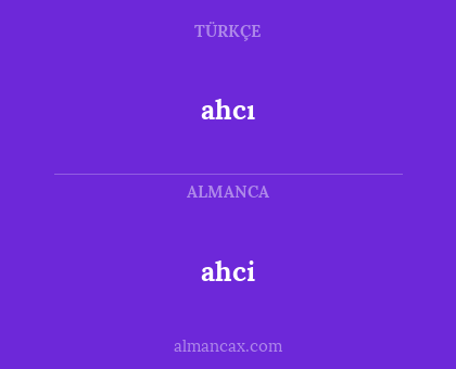 ahci - ahcı