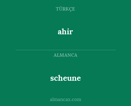 ahir - scheune