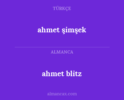 ahmet şimşek - ahmet blitz