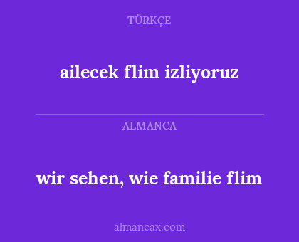 ailecek flim izliyoruz - wir sehen, wie familie flim