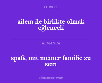 ailem ile birlikte olmak eğlenceli - spaß, mit meiner familie zu sein