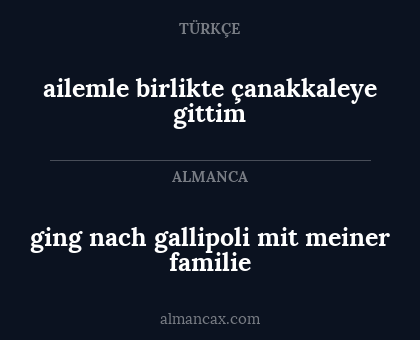ging nach gallipoli mit meiner familie - ailemle birlikte çanakkaleye gittim