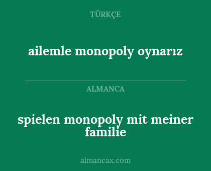 ailemle monopoly oynarız - spielen monopoly mit meiner familie