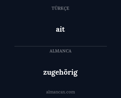 ait - zugehörig