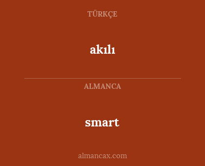 smart - akılı