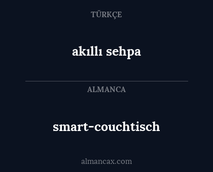 smart-couchtisch - akıllı sehpa