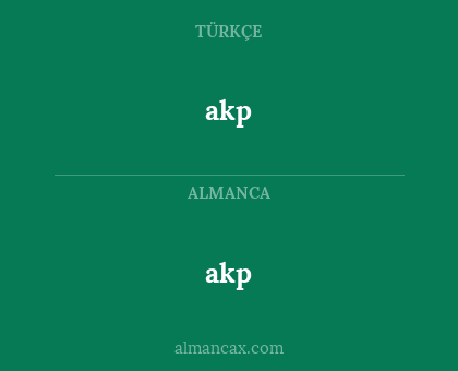 akp - akp