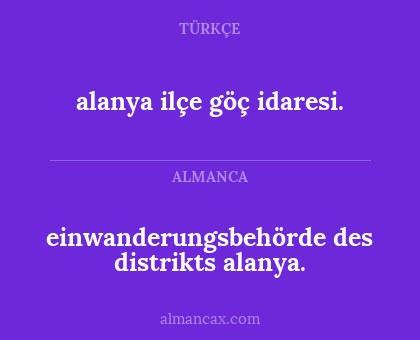 einwanderungsbehörde des distrikts alanya. - alanya ilçe göç idaresi.