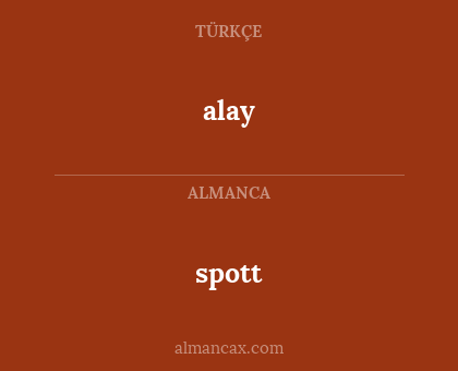 alay - spott