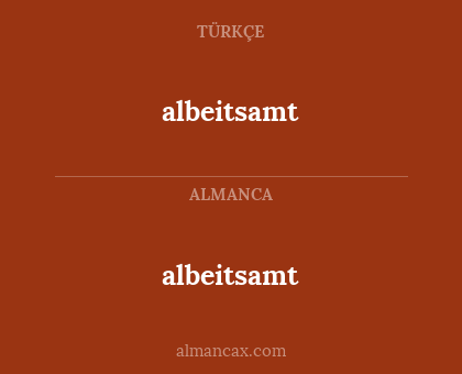 albeitsamt - albeitsamt