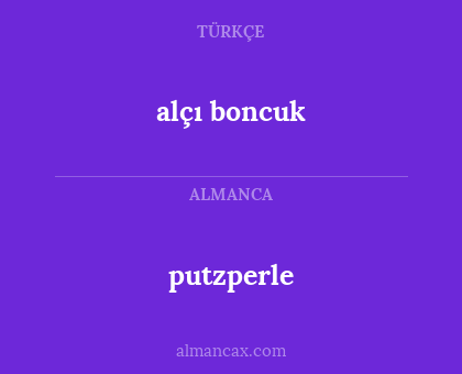 putzperle - alçı boncuk