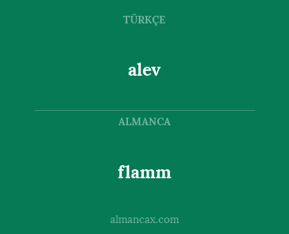 alev - flamm