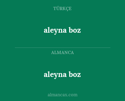aleyna boz - aleyna boz