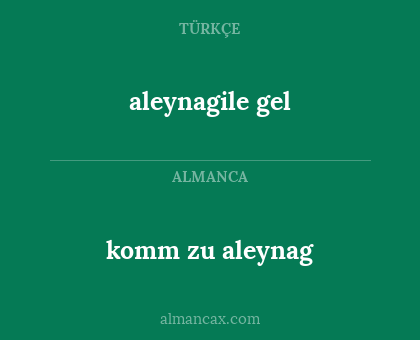 aleynagile gel - komm zu aleynag