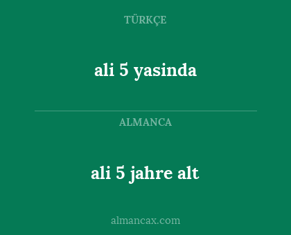 ali 5 jahre alt - ali 5 yasinda