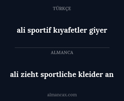 ali zieht sportliche kleider an - ali sportif kıyafetler giyer