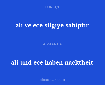 ali und ece haben nacktheit - ali ve ece silgiye sahiptir