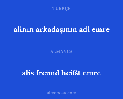 alis freund heißt emre - alinin arkadaşının adi emre
