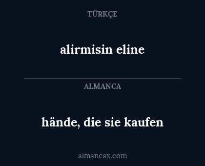 hände, die sie kaufen - alirmisin eline